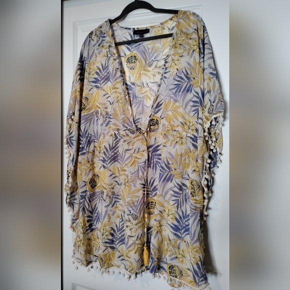 Club Z Collection Swim Club Z Collection Womens Floral Cover Up